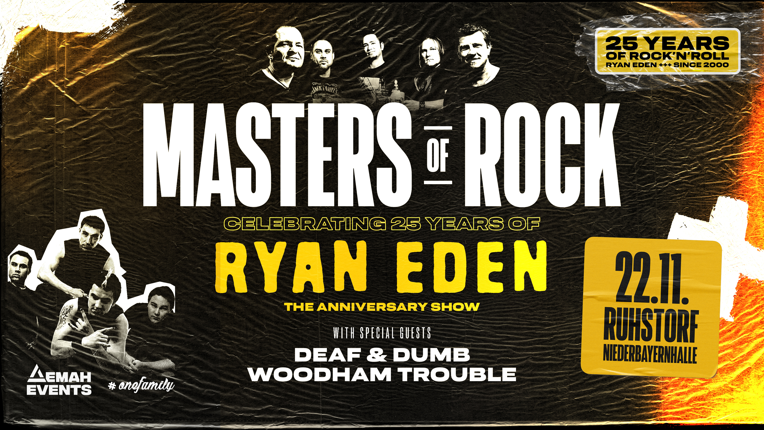 MASTERS OF ROCK — 25 Years of RYAN EDEN